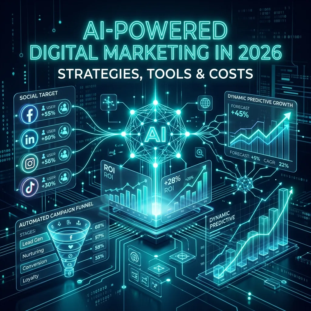 AI-Powered Digital Marketing in 2026: Strategies, Tools & Costs